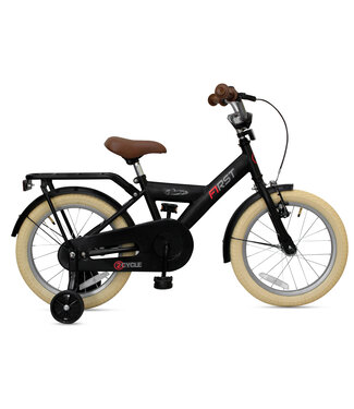 2Cycle 2Cycle First kinderfiets 16 inch (4 tot 6 jaar) voor jongens zwart