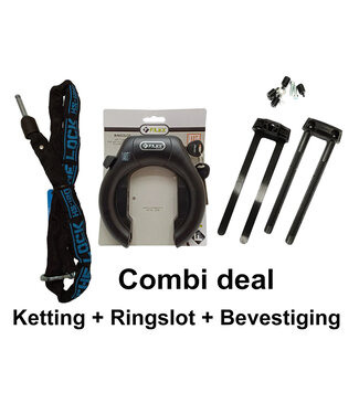 Falkx Falkx Combi Ringslot+Insteekketting+Bevestiging Falkx Falkx Combi Ringslot+Insteekketting+Bevestiging