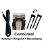 Falkx Combi Ringslot+Insteekketting+Bevestiging