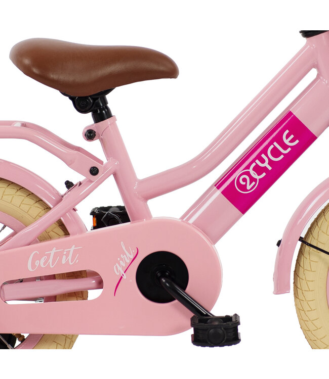 2Cycle Get It Girl - 12 inch - Kinderfiets - Roze