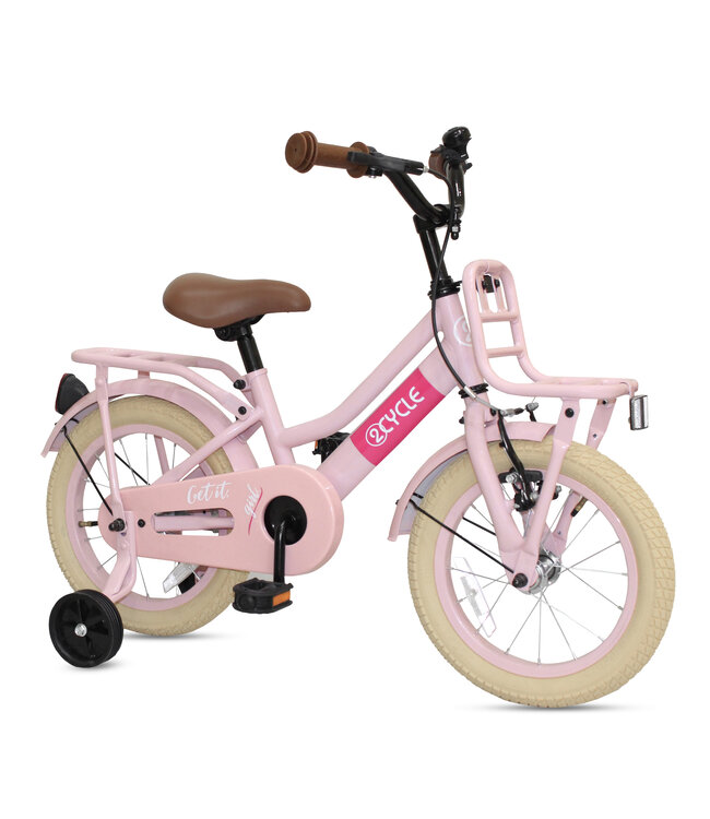 2Cycle Get It Girl - 14 inch - Kinderfiets - Roze