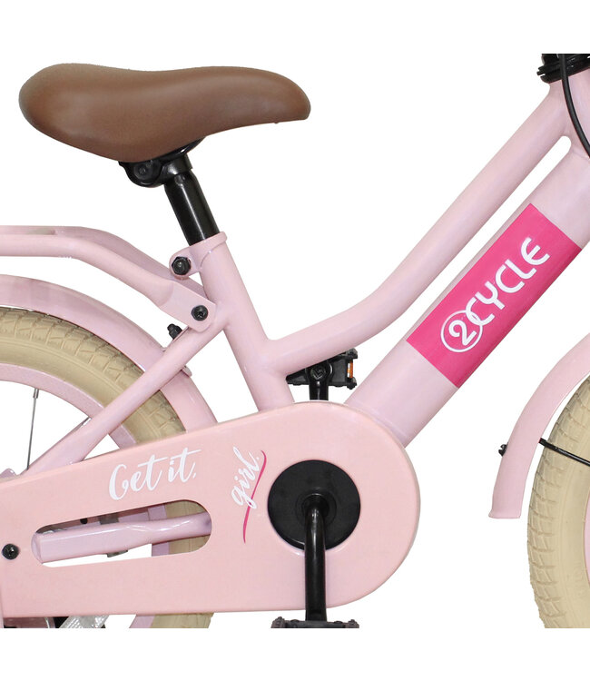 2Cycle Get It Girl - 14 inch - Kinderfiets - Roze