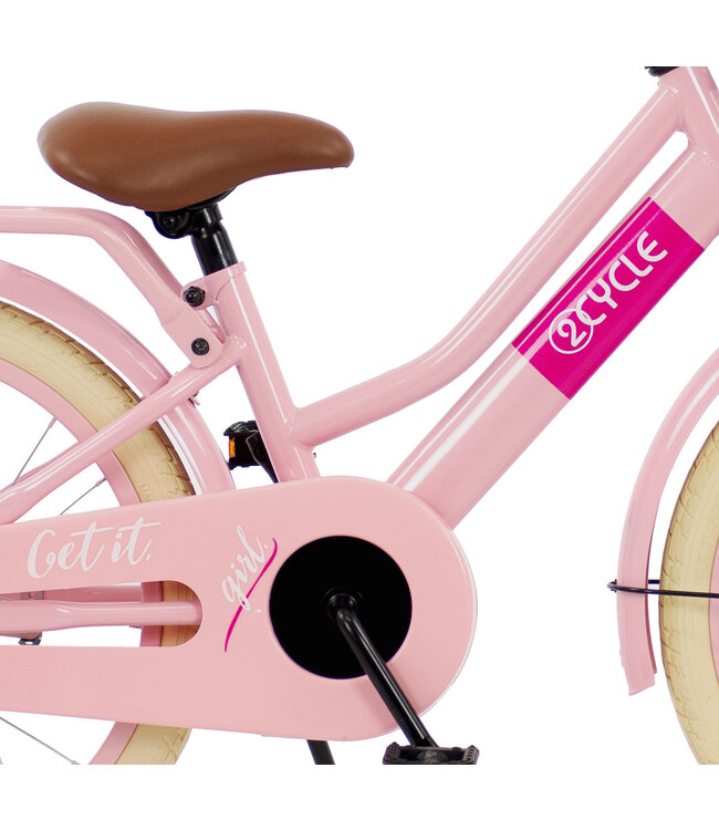 2Cycle Get It Girl - 18 inch - Kinderfiets - Roze