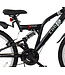 2Cycle MTB kinderfiets 24 inch (8 tot 10 jaar) voor jongens zwart