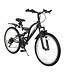 2Cycle MTB kinderfiets 24 inch (8 tot 10 jaar) voor jongens zwart