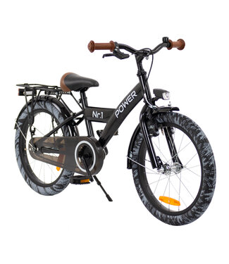 2Cycle 2Cycle Power kinderfiets 18 inch (5 tot 7 jaar) voor jongens zwart 2Cycle 2Cycle Power kinderfiets 18 inch (5 tot 7 jaar) voor jongens zwart