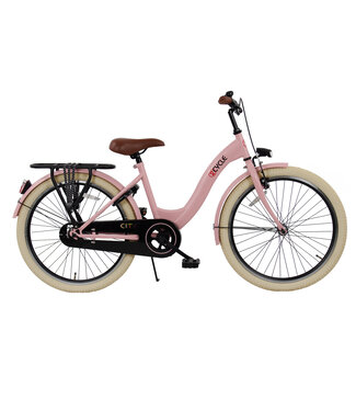 2Cycle 2Cycle City kinderfiets 24 inch (8 tot 10 jaar) voor meisjes roze