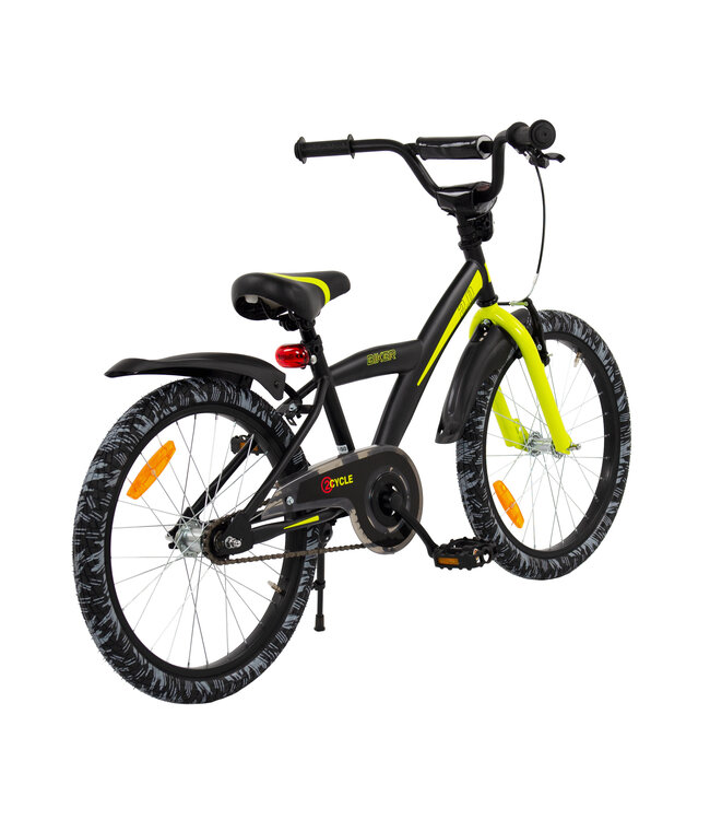 2Cycle Biker kinderfiets 20 inch (6 tot 8 jaar) voor jongens geel