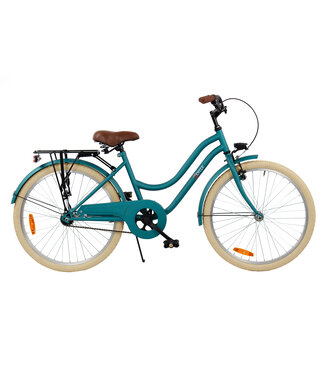 2Cycle 2Cycle Cruiser kinderfiets 24 inch (8 tot 10 jaar) voor meisjes groen-blauw