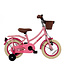 2Cycle Hearts kinderfiets 12 inch (2 tot 4 jaar) voor meisjes roze