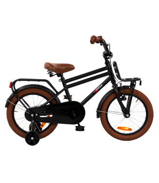 2Cycle 2Cycle Cargo kinderfiets 16 inch (4 tot 6 jaar) voor jongens zwart
