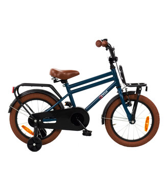 2Cycle 2Cycle Cargo kinderfiets 16 inch (4 tot 6 jaar) voor jongens blauw