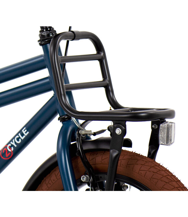 2Cycle Cargo kinderfiets 16 inch (4 tot 6 jaar) voor jongens blauw