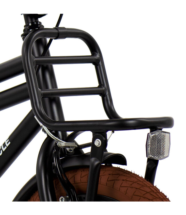 2Cycle Cargo kinderfiets 16 inch (4 tot 6 jaar) voor jongens zwart