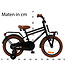 2Cycle Cargo kinderfiets 16 inch (4 tot 6 jaar) voor jongens zwart