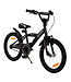 2Cycle Biker kinderfiets 18 inch (5 tot 7 jaar) voor jongens zwart