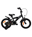 2Cycle Biker kinderfiets 14 inch (3 tot 5 jaar) voor jongens zwart