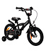2Cycle Biker kinderfiets 14 inch (3 tot 5 jaar) voor jongens zwart