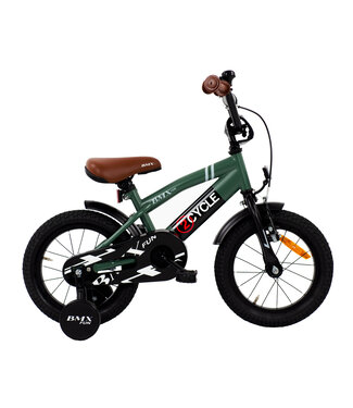 2Cycle 2Cycle BMX Fun kinderfiets 14 inch (3 tot 5 jaar) voor jongens groen 2Cycle 2Cycle BMX Fun kinderfiets 14 inch (3 tot 5 jaar) voor jongens groen