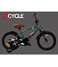 2Cycle BMX-Fun kinderfiets 16 inch (4 tot 6 jaar) voor jongens groen