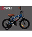 2Cycle BMX Fun kinderfiets 14 inch (3 tot 5 jaar) voor jongens blauw