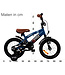 2Cycle BMX Fun kinderfiets 14 inch (3 tot 5 jaar) voor jongens blauw