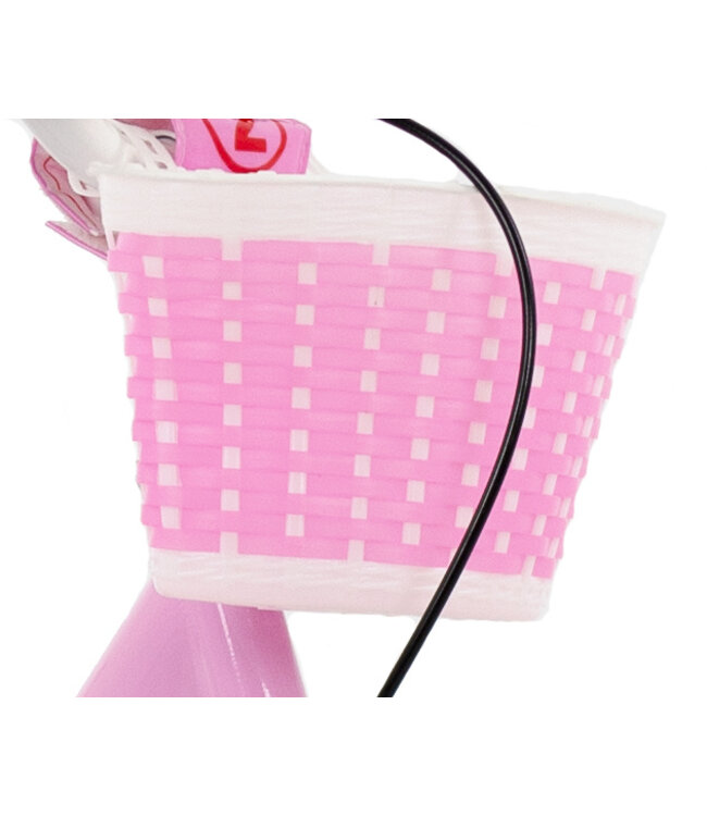 2Cycle Beauty kinderfiets 16 inch (4 tot 6 jaar) voor meisjes roze