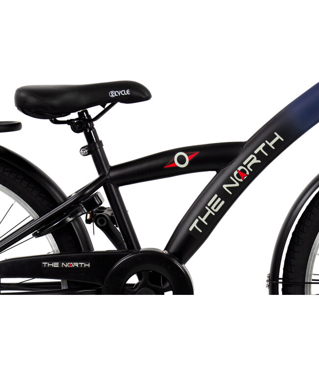 2Cycle The North kinderfiets 24 inch (8 tot 10 jaar) voor jongens blauw