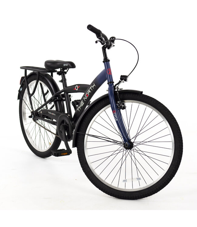 2Cycle The North kinderfiets 24 inch (8 tot 10 jaar) voor jongens blauw
