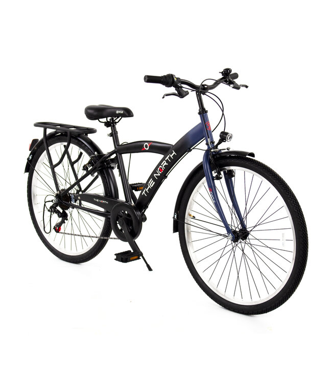 2Cycle The North kinderfiets 26 inch (10 tot 12 jaar) 6-Speed voor jongens blauw