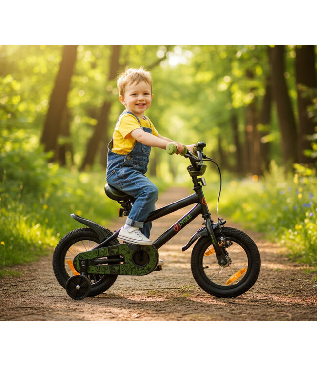 2Cycle BMX kinderfiets 12 inch (2 tot 4 jaar) voor jongens groen