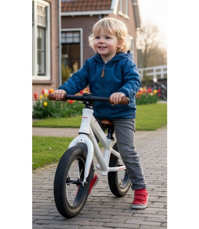 Sajan Loopfiets-Pro - Aluminium - Wit