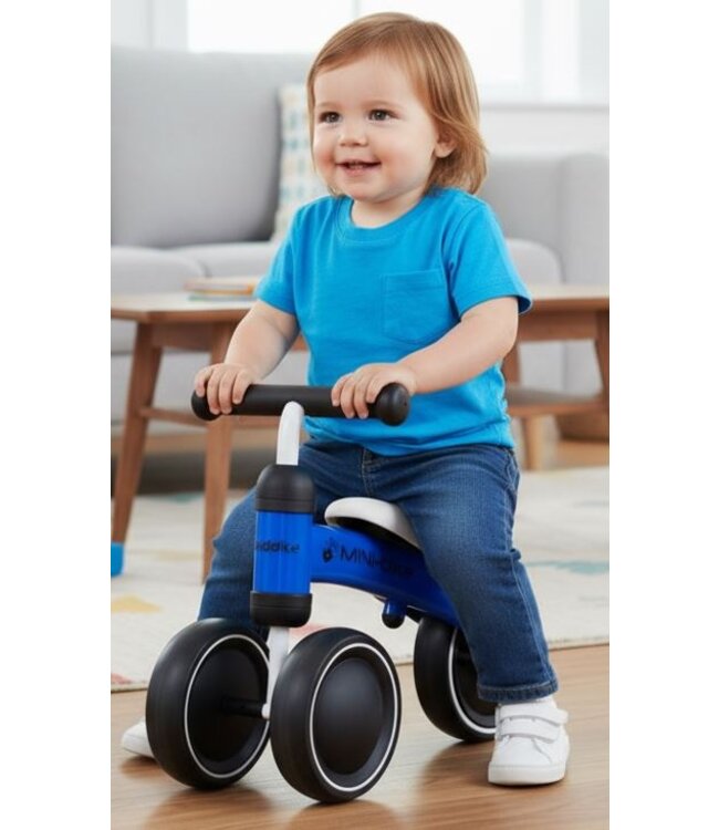 2Cycle Mini-Bike - Loopfiets - Jongens en Meisjes - 1 Jaar - Speelgoed - Blauw - Loopfiets 1 jaar - Balance bike