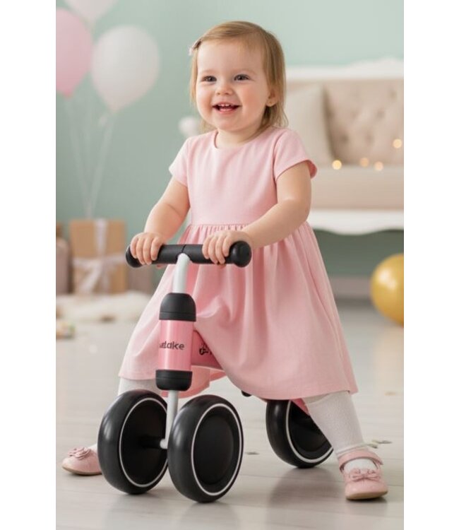 2Cycle Mini-Bike - Loopfiets - Jongens en Meisjes - 1 Jaar - Speelgoed - Roze - Driewieler  - Balance bike