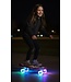 Sajan - Skateboard - LED - Penny board - Camouflage Roze - 22.5 inch - 56cm - Skateboard met Verlichting