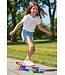 Sajan - Skateboard - LED - Penny board - Camouflage Roze - 22.5 inch - 56cm - Skateboard met Verlichting
