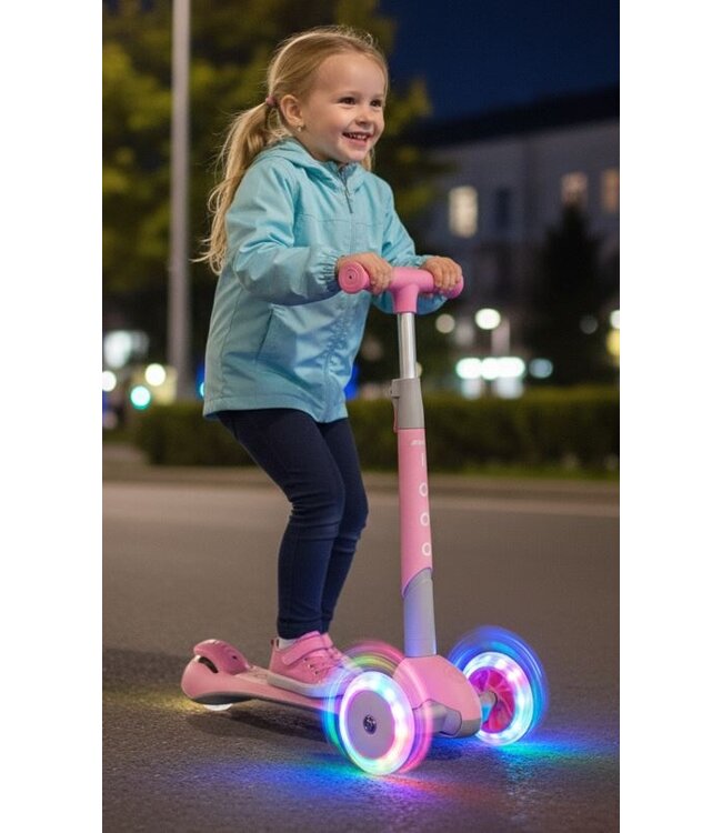 IQOO - Step - met LED Wielen - Roze