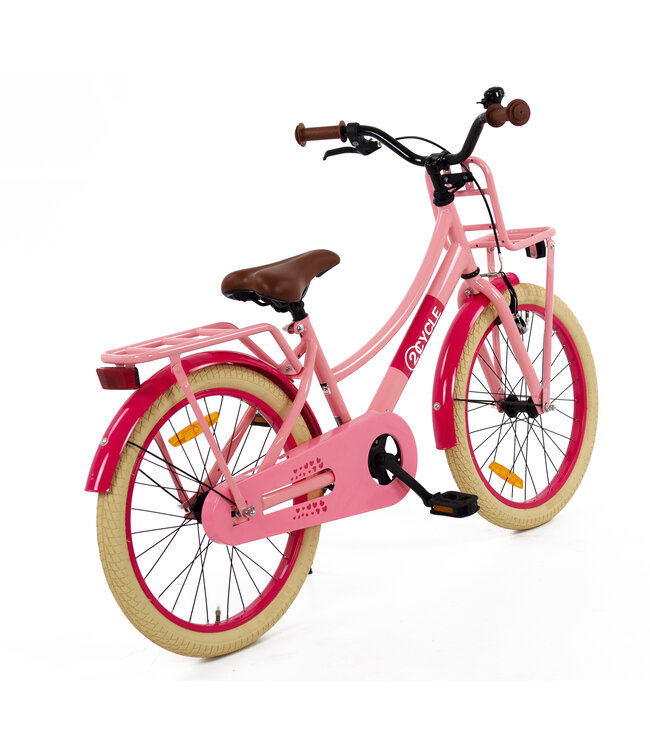 2Cycle Transportfiets 20 inch (6 tot 8 jaar) voor meisjes roze
