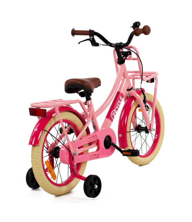 2Cycle Transportfiets 16 inch (4 tot 6 jaar) voor meisjes roze