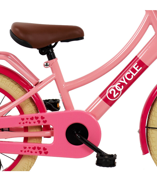 2Cycle Transportfiets 16 inch (4 tot 6 jaar) voor meisjes roze