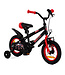 2Cycle Monster kinderfiets 12 inch (2 tot 4 jaar) voor jongens zwart