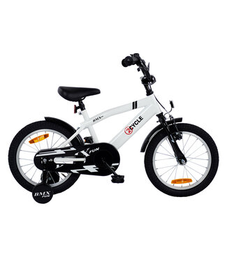 2Cycle 2Cycle BMX-Fun kinderfiets 16 inch (4 tot 6 jaar) voor jongens wit - 2e