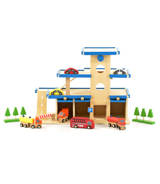 P&M Houten Speelgarage Opruiming 50% korting
