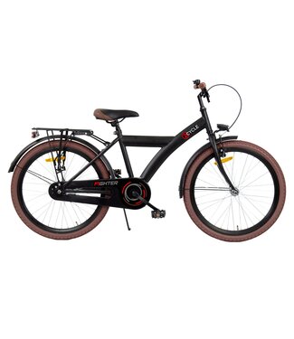 2Cycle 2Cycle Fighter kinderfiets 24 inch (8 tot 10 jaar) voor jongens zwart - 2e keus