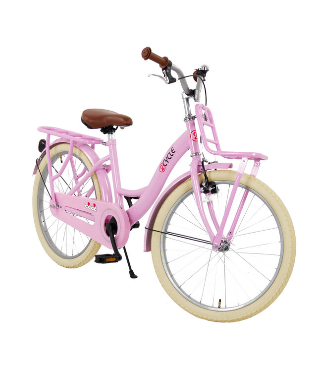 2Cycle Cool kinderfiets 22 inch (7 tot 9 jaar) voor meisjes roze