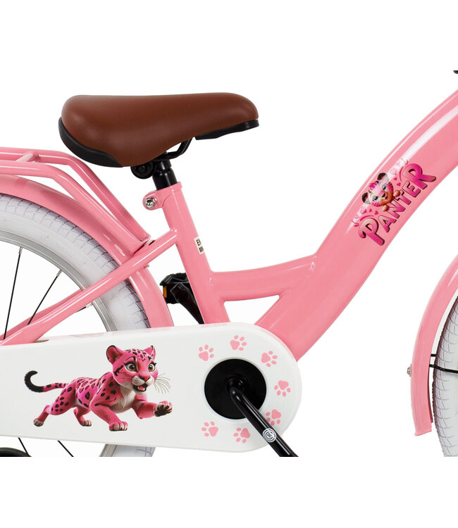 2Cycle Roze Panter - 18 inch (5 tot 7 jaar) - Kinderfiets - Roze