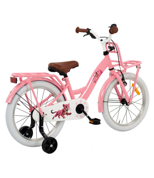 2Cycle Roze Panter - 18 inch (5 tot 7 jaar) - Kinderfiets - Roze