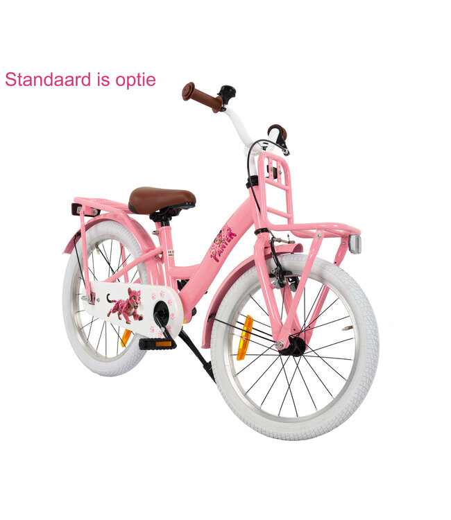 2Cycle Roze Panter - 18 inch (5 tot 7 jaar) - Kinderfiets - Roze