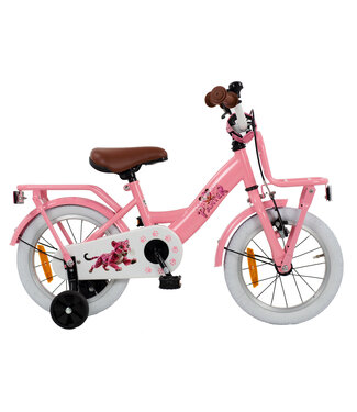 2Cycle 2Cycle Panter 14 inch kinderfiets (3 tot 5 jaar) voor meisjes roze