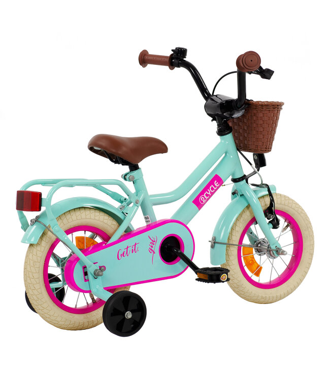 2Cycle Get It Girl - 12 inch (2-4 jaar) - Kinderfiets - Turquoise